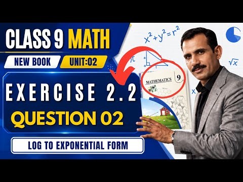 Class 9 Math Chapter 2 | Exercise 2.2 | Question 2 | Express in Exponential Form