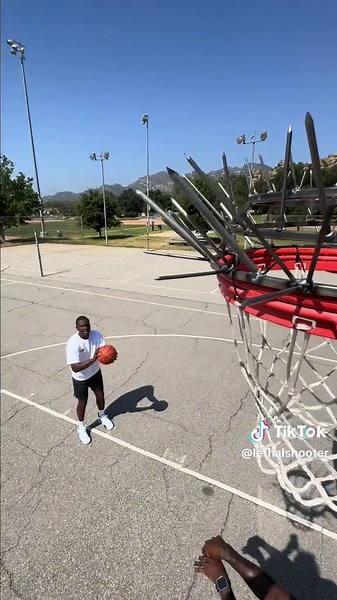 Double Rim Challenge with Point Guard - Nail Sharpen Precision