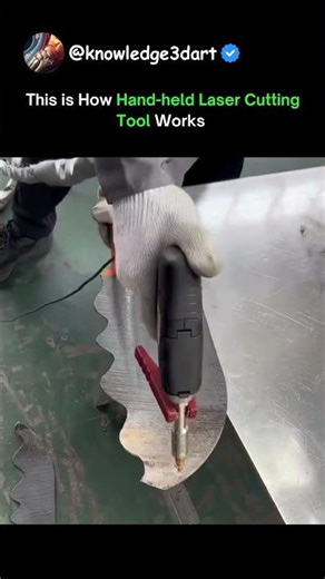 This is How Hand-held Laser Cutting Tool Works