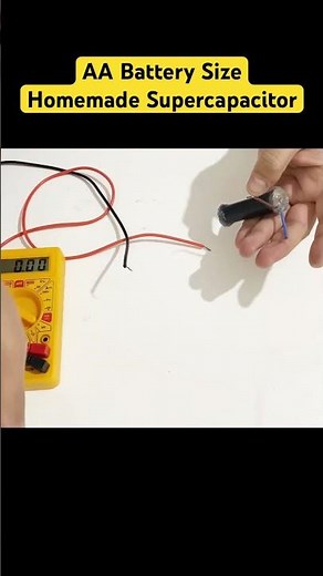 AA Battery size Supercapacitor (charges in 10 seconds)