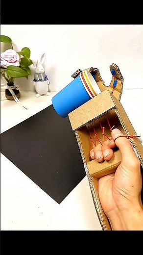 DIY Robotic 😱Hand | Science Project Using Cardboard | Amazing 🔥"#trending #birdtrend