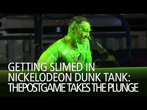 Getting Slimed In Nickelodeon Dunk Tank: ThePostGame Takes The Plunge