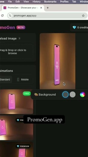 Create iPhone animation quick and free with AI