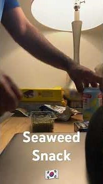 Organic Seasoned Roasted Seaweed Snack | 🇰🇷 | Nori with Smirnoff Ice Original