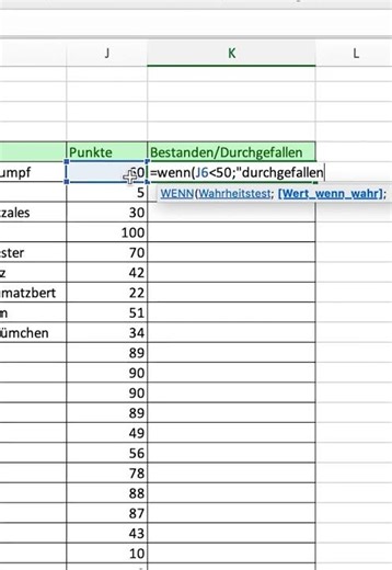 Wenn Funktion #excel #zusammenarbeiten #exceltips