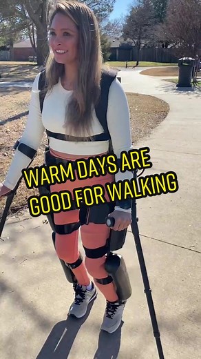 Spring has sprung #learnontiktok #exoskeleton #mykindofwoman #rewalk