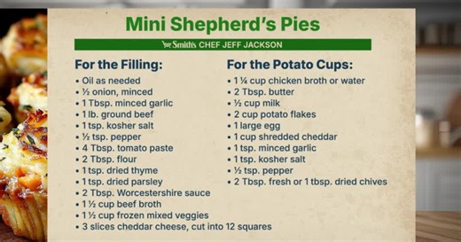 Mini Shepherd’s Pies