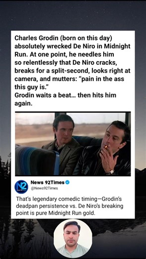 Charles Grodin’s Iconic Performance in Midnight Run Even Broke Robert De Niro On Set