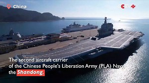 Chinese Navy's Shandong Aircraft Carrier: Full-Fledged Military Base The second aircraft carrier of the Chinese People's Liberation Army (PLA) Navy, the Shandong, has turned out to be a full-fledged military base for sailors to carry out tasks and live in. https://www.cctvplus.com/news/20230423/8321371.shtml#!language=1 | CCTV