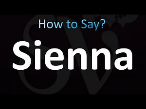 How to Say Sienna - Pronunciation Tutorial