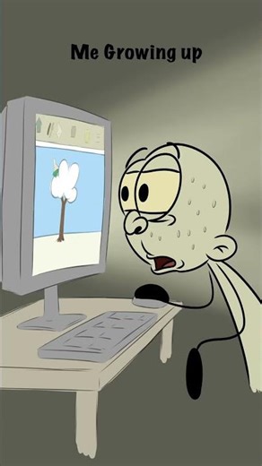 Kids on a computer today Vs me as a kid (4k memes) #shorts #anime