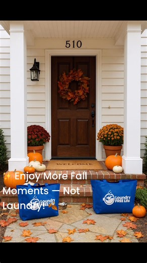 The leaves are falling, the air is crisp, and your weekends are meant for cozy sweaters — not piles of laundry. 💙 With Laundry Free Life, we pick up, wash, dry, fold, and deliver your clothes right to your doorstep. Fresh. Fast. Fuss-free. 💨 More time for what matters. 💙 Less stress, more clean comfort. 👉 Schedule your next pickup here: https://laundryfreelife.com/get-started #LaundryFreeLife #LaundryPickupAndDelivery #FallVibes #LaundryDayMadeEasy #FreshLaundry #CleanClothesHappyLife #Laund