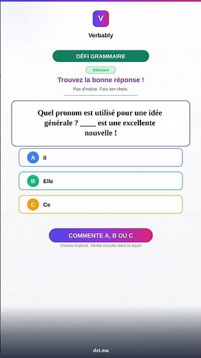 Les Pronoms : Qui, Que, Le, La, L', Les, Ce, Ceci, Cela (Niveau A1-A2) #Shorts