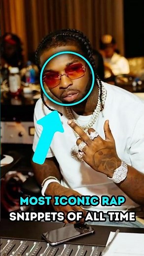 Most ICONIC Rap SNIPPETS of All Time😤💥#popsmoke #snippet #drill