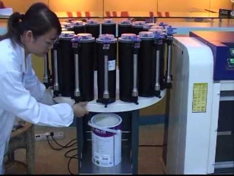 Oceanpower manual paint tinting machine and shaker operation video