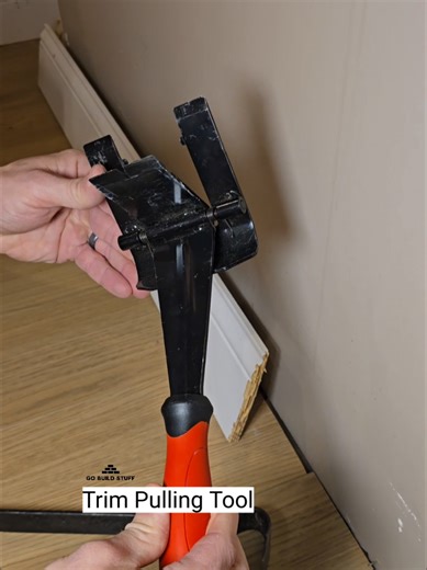 How to remove trim and molding #trim #baseboards #tools #gobuildstuff | trim tool