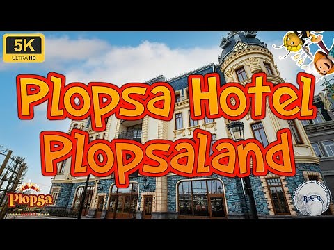 Plopsa Hotel Full Tour Plopsaland de Panne 5K 60fps