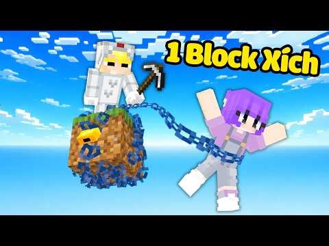 Tô Gà Thử Thách 24H Bị Xích Lại Với Nabee Trong Minecraft!