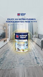 The ULTRA paint is here  Keep your family safe from formaldehyde, mould, bacteria and other nasties with the Nippon Paint Odour-less Ultra Fresh Air. Our odour-less paints are excellent for repainting occupied spaces. Give your home an ultra-boost today! ✨ Our odour-less paints are excellent for repainting | Nippon Paint Singapore | Facebook