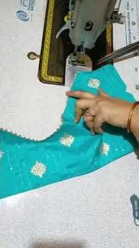 blouse ka back neck design banane ke Asan tarika #blouse #simplelatkan #womensclothing #blousedesign