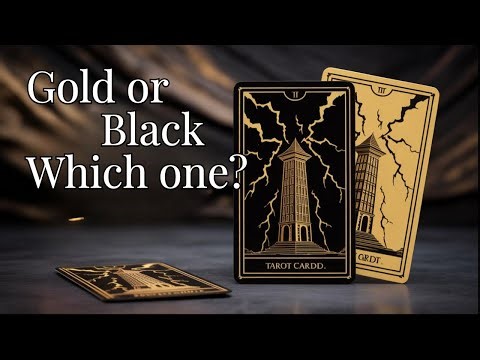 Tarot Card Lovers Rejoice! GOLD vs BLACK Edition Decks Revealed!