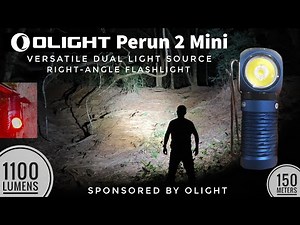 Olight Perun 2 Mini Versatile Headlamp, White light: 1100 lm, Red light: 40 lm, Max Range: 150 m