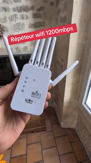 Répéteur amplificateur de wifi 1200mbps 5 antennes 2,4ghz et 5ghz #wifi #internet #reseau #maison #offresdhiver