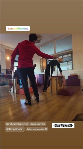 Pilates Chair Workout 11 Formazione ZenStaff per ripartire carichi #pilates #zenonline #pilateschair