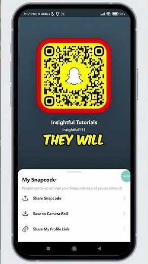 How To Find & Share Snapchat Profile QR Code (2024) | Get Snapchat Profile QR Code | Share Snapcode