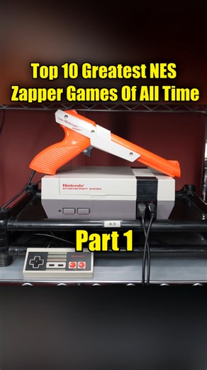 Top 10 Zapper Games For The NES (according to me) PART 1 I played all 16 official, zapper light gun compatible games for the Nintendo Entertainment System, and in this video I rank the Top 10 based on my opinion of them. Gameplay using real cartridges, on a real NES hooked up to a CRT TV. #gaming #retrogaming #nintendo | Gaming The Systems