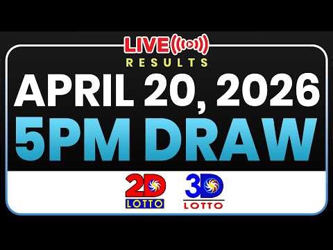 5PM PCSO LOTTO RESULTS TODAY APRIL 20, 2026 | SWERTRES EZ2