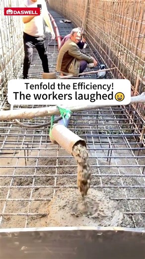 14 Days of Work Done in 1 DAY! Daswell Concrete Mixer Pump Efficiency🚀