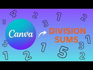 Master Division Sums with Canva – Easy & Engaging Math Designs!