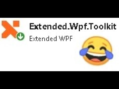 Add items to toolbox (Extended WPF Xceed Toolkit) Visual Studio, datagrid properties grid nuget .net
