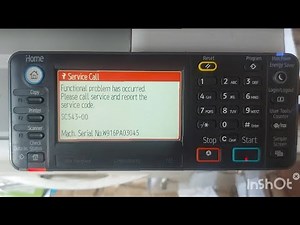 how to remove error sc543 sc541 sc542 | ricoh301 | sc542 sc543 sc541| fuser error