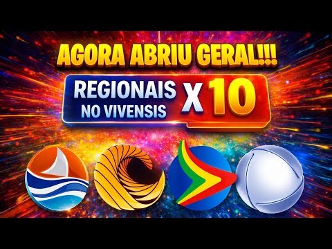 Várias Regionais Abertas No Vivensis vx 10 