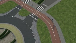 26K views · 716 reactions | Developed by BAM Infra, LED-OP is a dynamic new road safety system that aims to reduce the number of collisions at junctions. Ultra-thin LED panels illuminate at the moment of cyclist and pedestrian crossing to attract more attention from car drivers. https://www.baminfra.nl/innovaties/veiliger-oversteken-voor-voetgangers-en-fietsers-met-led-op | Dutch Cycling Embassy | Facebook