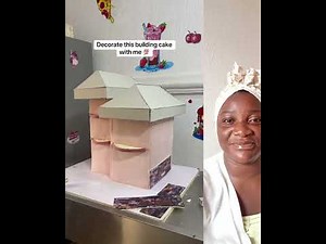 Full tutorial on how to make perfect building house cake