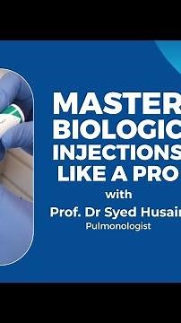 Mastering Biologic Injection Administration: A Step-by-Step Guide with Prof. Dr. Syed Arshad Husain