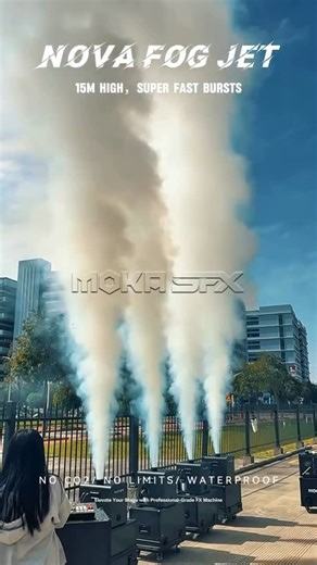 Jerry | MOKA SFX on Instagram: "The New 3000W FOG JET shoots smoke up to 15 meters, lights it up with 24x9W RGBA LEDs, and stays completely waterproof. Smaller size, and light weight, better effects! #co2jet #co2jets #co2machine #smokemachine #fogmachine #x20fogjet #x20jet #magicfx #eco2jet #specialeffects #stageeffects #stagefx #eventplanner #partyplanner #concertpromoter #stageequipment #manufacturer #concert #concertlive #sportevents #stagedesign #stagelighting #eventequipment #djlife #fyp #s