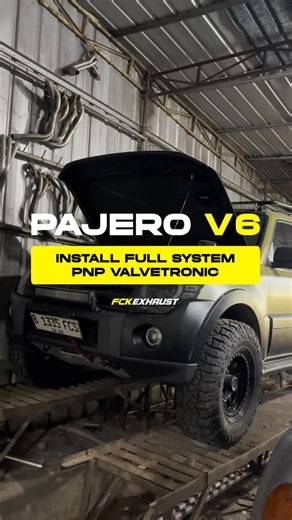 FCK Exhaust | Fahmi Knalpot on Instagram: "PAJERO V6 INSTALL FULL-SYSTEM PNP VALVETRONIC EXHAUST❗️ Spec: Header V6 Stainless PNP Frontpipe Stainless Centerpipe Incl Resonator Flow Master 02 Modul + Muffler Valvetronic Bolt On Custom Tailpipe Melakukan penggantian pada Sistem Knalpot Mobil membuat Performa Mobil Meningkat. Komponen dibuat dengan Mal/Cetakan sesuai Komponen Asli Mobil dan Bahan yang Berkualitas Tinggi, Dipastikan Tidak Mentok dan di Riset langsung untuk meningkatkan Power dan Tors