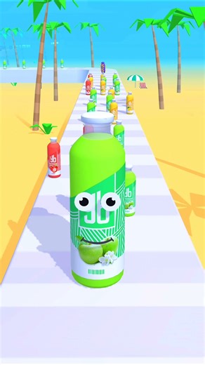 Juice Run Lvl.155 - Growing Bigger With Every Bottle 🍹🔥 #shorts #games #juicerun #gameshorts