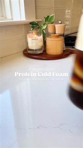 35K views · 69 reactions | Homemade cold foam but make it PROTEIN...