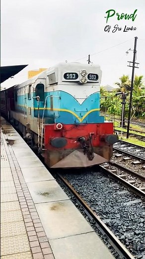 යකෙක් Class M2 593 Sri Lanka 🚂🚊 #srilankanrailway #gallesrilanka #travelsrilanka #visitsrilanka