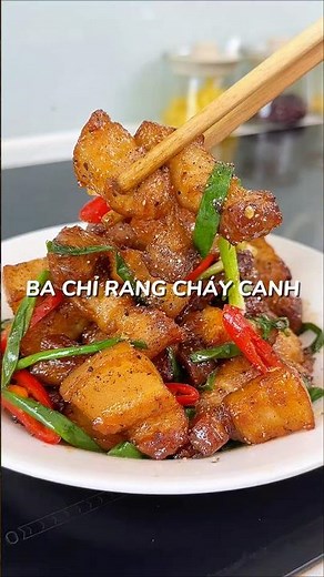 Công thức ba chỉ rang cháy cạnh siêu ngon #cooking #nauandelam