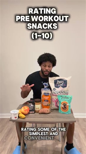 Rating Pre Workout Snacks & Rating Them 1–10 ✅🚫 #preworkoutfood #preworkoutsnack | Brandon Palmer