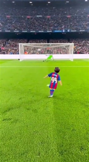KID LOOKED NERVOUS… Then Scored Like Messi ⚽💪🔥 #football #soccer #skills