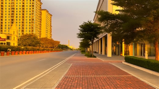Philippines – Vue de l’après-midi à Aseana City, Parañaque (4K)