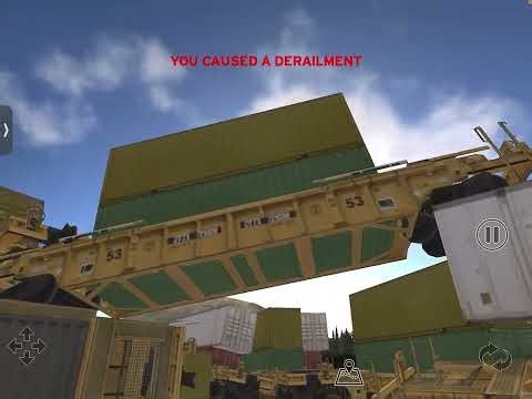 2 of my biggest train derailments combined in train and rail yard simulator