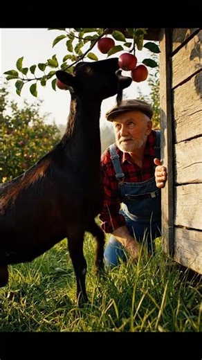 “A Brave Goat Stole Fruits to Save Her Sick Kid… And the Ending Will Melt Your Heart 🐐❤️”